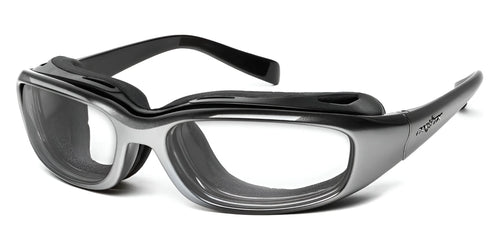 7eye SIROCCO Eyeglasses / Size 59 / Silver Fade / Clear