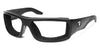 7eye STORMIN Eyeglasses / Matte Black / Clear