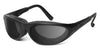 7eye WARRIOR Sunglasses | Size 65 / Matte Black / Polarized Gray (11%)