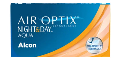 Air Optix Night and Day Aqua contact lenses box