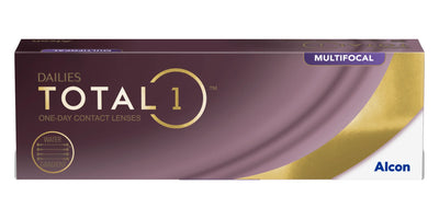 Dailies Total1 Multifocal contact lenses box