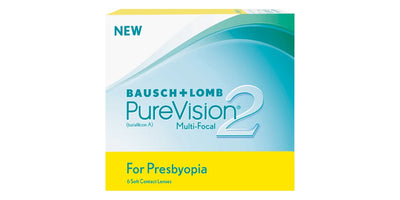 PureVision 2 for Presbyopia contact lenses box
