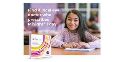 MiSight 1 Day contact lenses box
