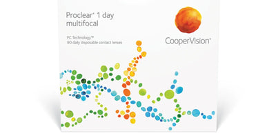 Proclear 1 Day Multifocal contact lenses box