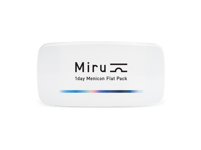 Miru 1day Flat Pack contact lenses box