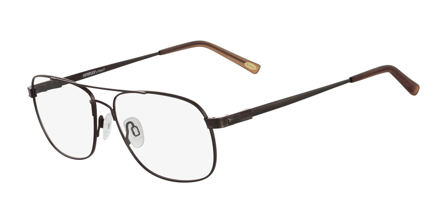 Flexon AUTOFLEX DESPERADO Eyeglasses Brown Flexon AUTOFLEX DESPERADO Eyeglasses Brown