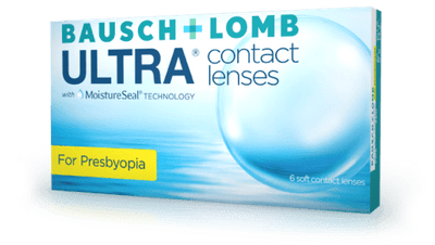 Ultra for Presbyopia contact lenses box