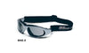 Body Specs BSG-2 Silver Chrome Small Frame Goggles / Silver / Clear, Light Rust, Smoke Gray