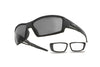 Body Specs MT-3 Matte Black-W/RX Cup Sunglasses / Black Matte / Clear, Smoke Gray