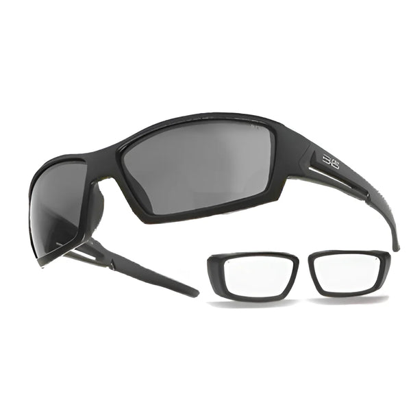 Body Specs MT-3 RX CUP Sunglasses / Matte Black / Smoke / Size M