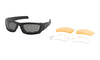 Body Specs Z-02 Sunglasses / Black Matte / Clear, Light Rust, Smoke Gray