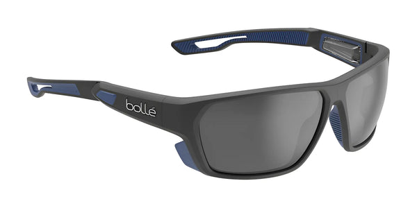 Bolle AIRFIN Sunglasses | Size 63 / Black Matte Blue / TNS Polarized