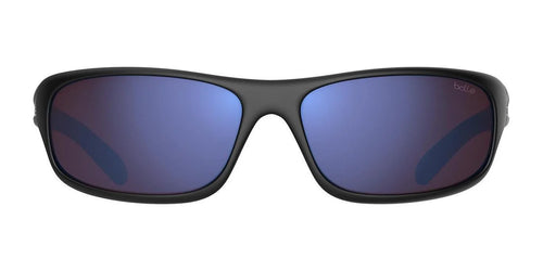 Bolle ANACONDA Sunglasses / Size 64 / Black Matte / Sky Blue Polarized