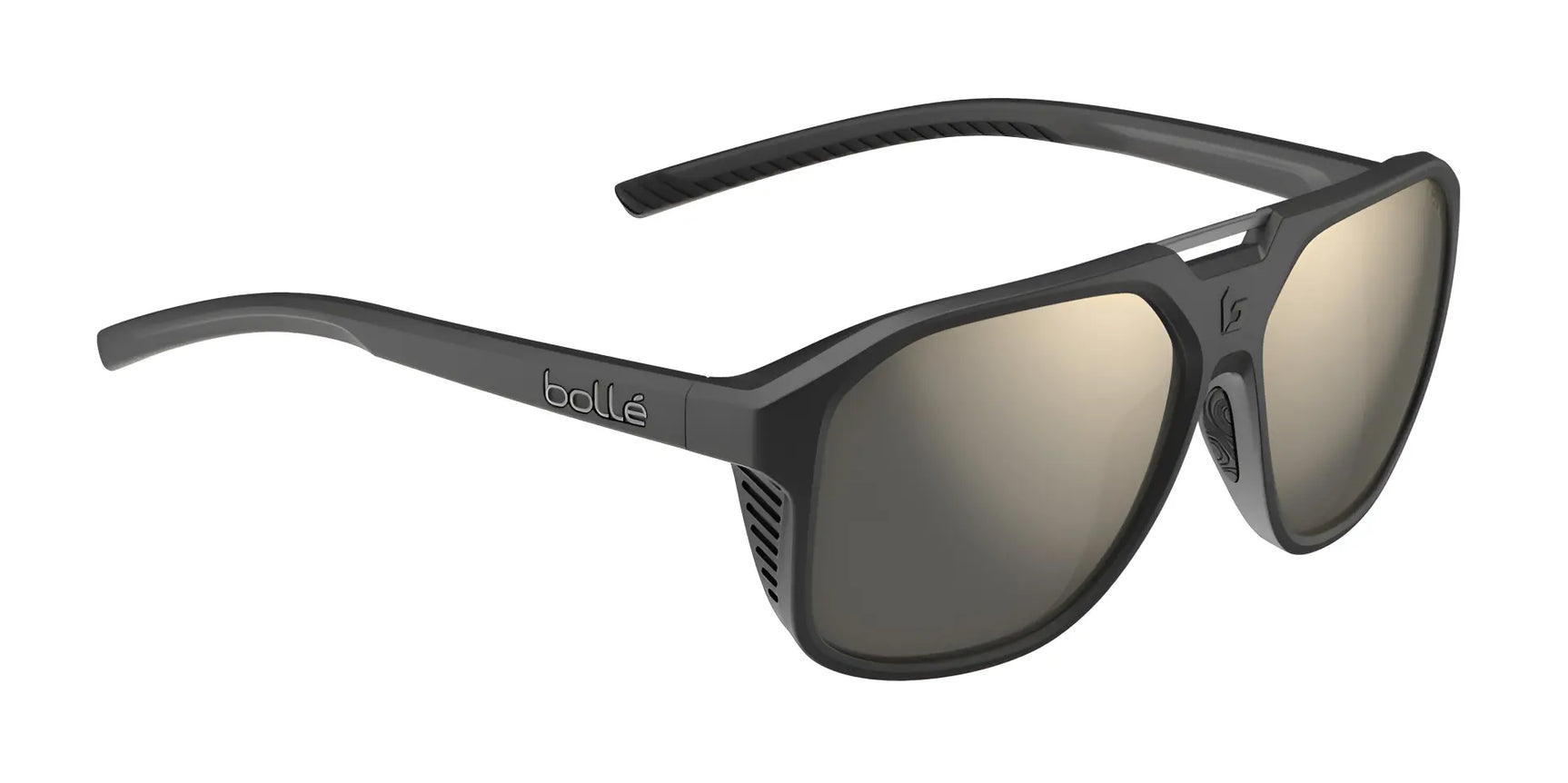Bolle ARCADIA Sunglasses Black Matte / TNS Gold Bolle ARCADIA Sunglasses Black Matte / TNS Gold