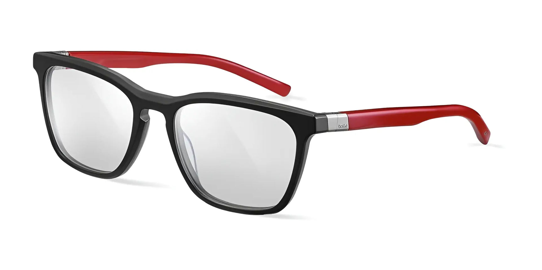 Bolle FELD 04 Eyeglasses Black Matte Red Shiny Bolle FELD 04 Eyeglasses Black Matte Red Shiny