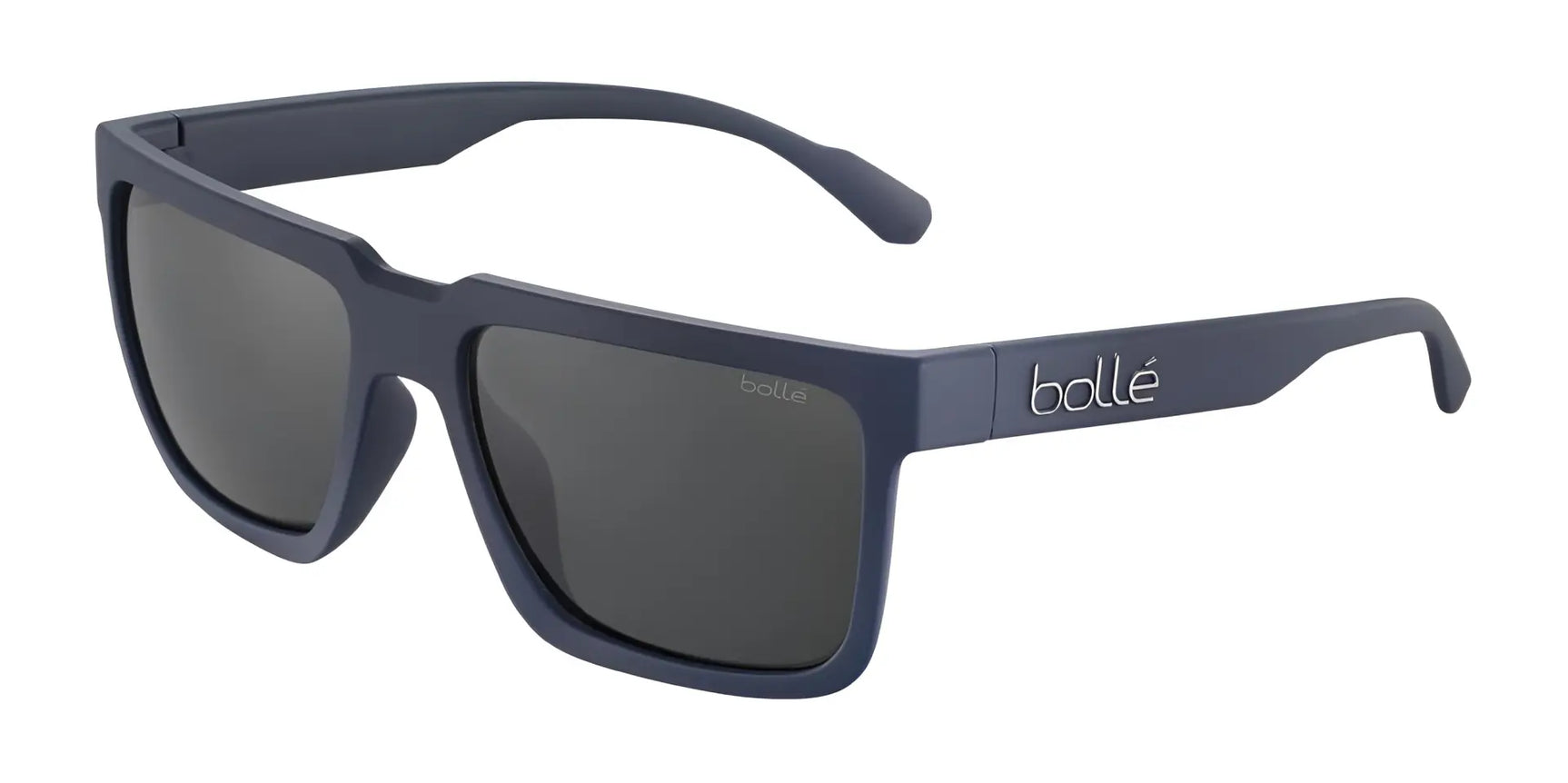 Bolle FRANK Sunglasses Navy Matte / HD Polarized TNS Gun Bolle FRANK Sunglasses Navy Matte / HD Polarized TNS Gun