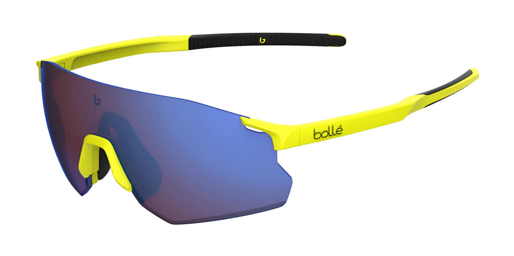Bolle ICARUS Sunglasses Acid Yellow Matte / Brown Blue Bolle ICARUS Sunglasses Acid Yellow Matte / Brown Blue