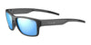 Bolle STATUS Sunglasses | Size 58 / Dark Grey Crystal / Sky Blue Polarized