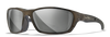 Wiley X BRICK Safety Glasses / Crystal Metallic / Silver Flash / Size 63