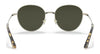 Brooks Brothers BB4059 Sunglasses | Size 52 / Shiny Light Gold №101282 / Solid Green (3N 10.5%)