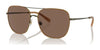Brooks Brothers BB4067J Sunglasses | Size 59 / Antique Gold / Dark Brown (3N 9%) №103873