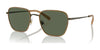 Brooks Brothers BB4068J Sunglasses | Size 54 / Antique Gold / Solid Dark Green (3N 12.9%) №103871