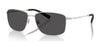 Brooks Brothers BB4069 Sunglasses | Size 58 / Matte Silver / Dark Grey Solid (3N 10%) №103287