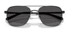Brooks Brothers BB4070 Sunglasses | Size 57 / Matte Black / Dark Grey Solid (3N 10%) №100987