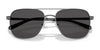 Brooks Brothers BB4070 Sunglasses | Size 57 / Matte Black / Dark Grey Solid (3N 10%) №100987