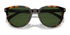 Brooks Brothers BB5050U Sunglasses | Size 55 / Tortoise / Solid Dark Green (3N 9.4%) №616171