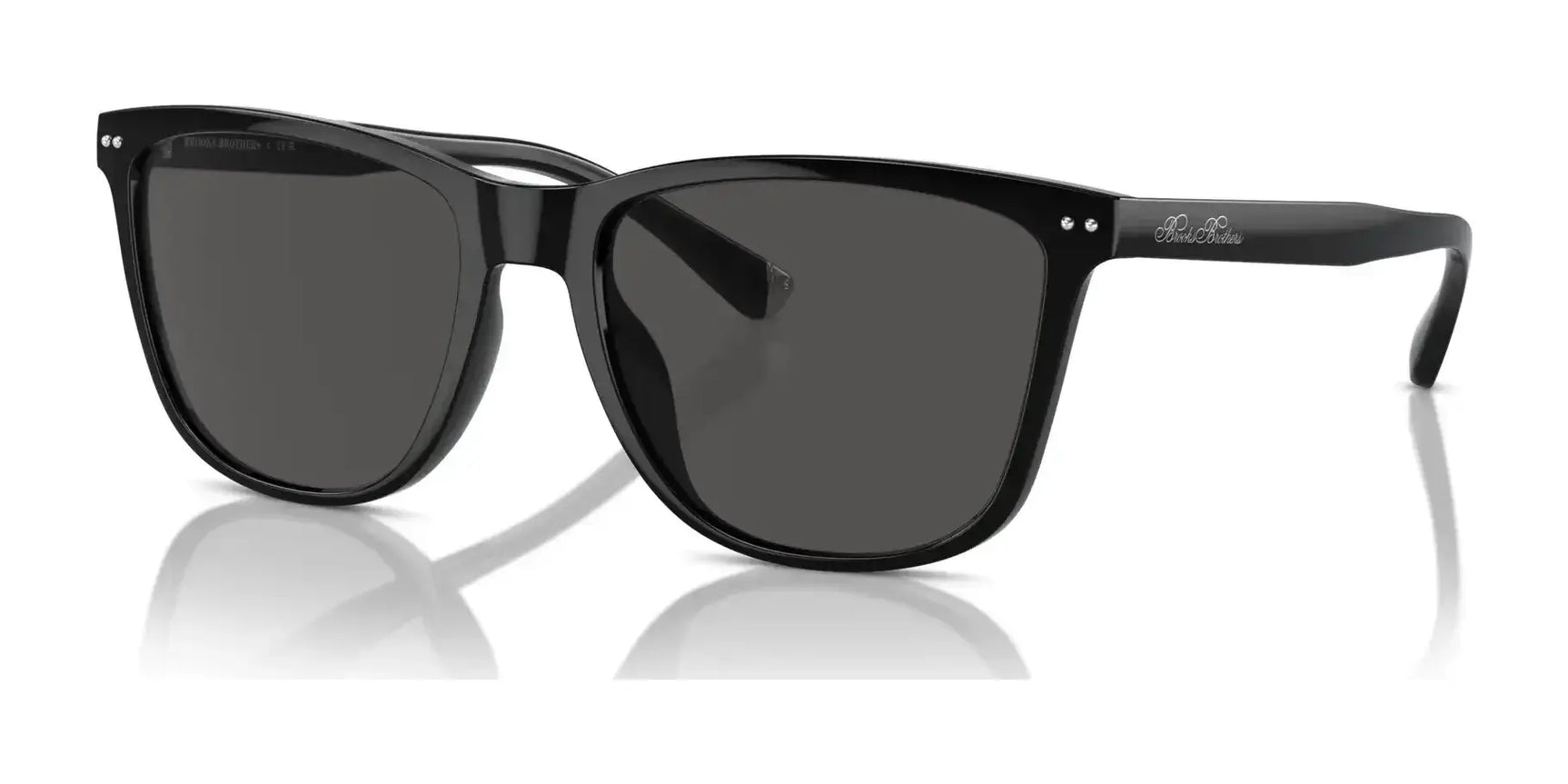 Brooks Brothers BB5052U Sunglasses Black / Dark Grey Solid Brooks Brothers BB5052U Sunglasses Black / Dark Grey Solid