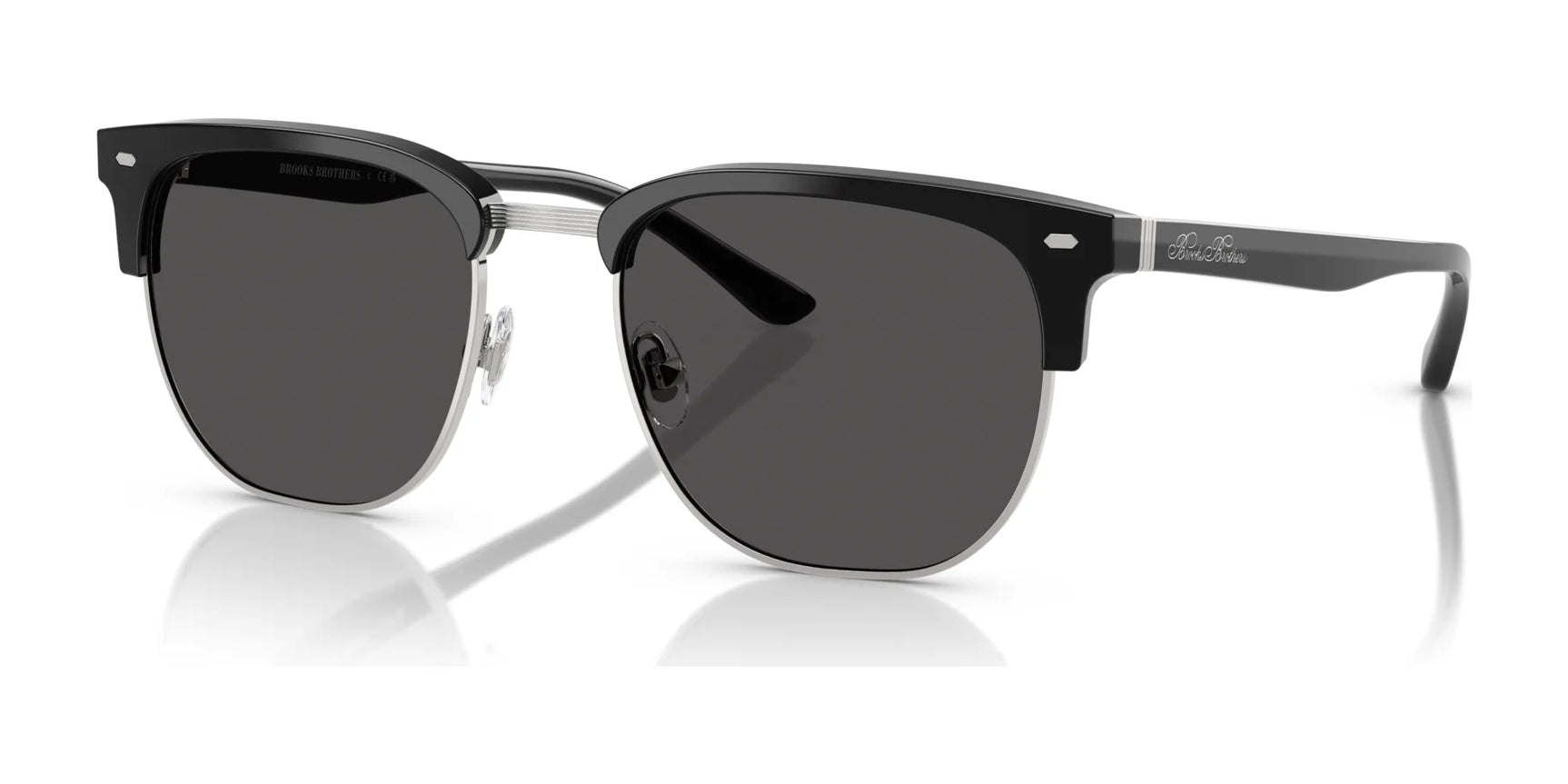 Brooks Brothers BB5056 Sunglasses Black / Dark Grey Solid Brooks Brothers BB5056 Sunglasses Black / Dark Grey Solid