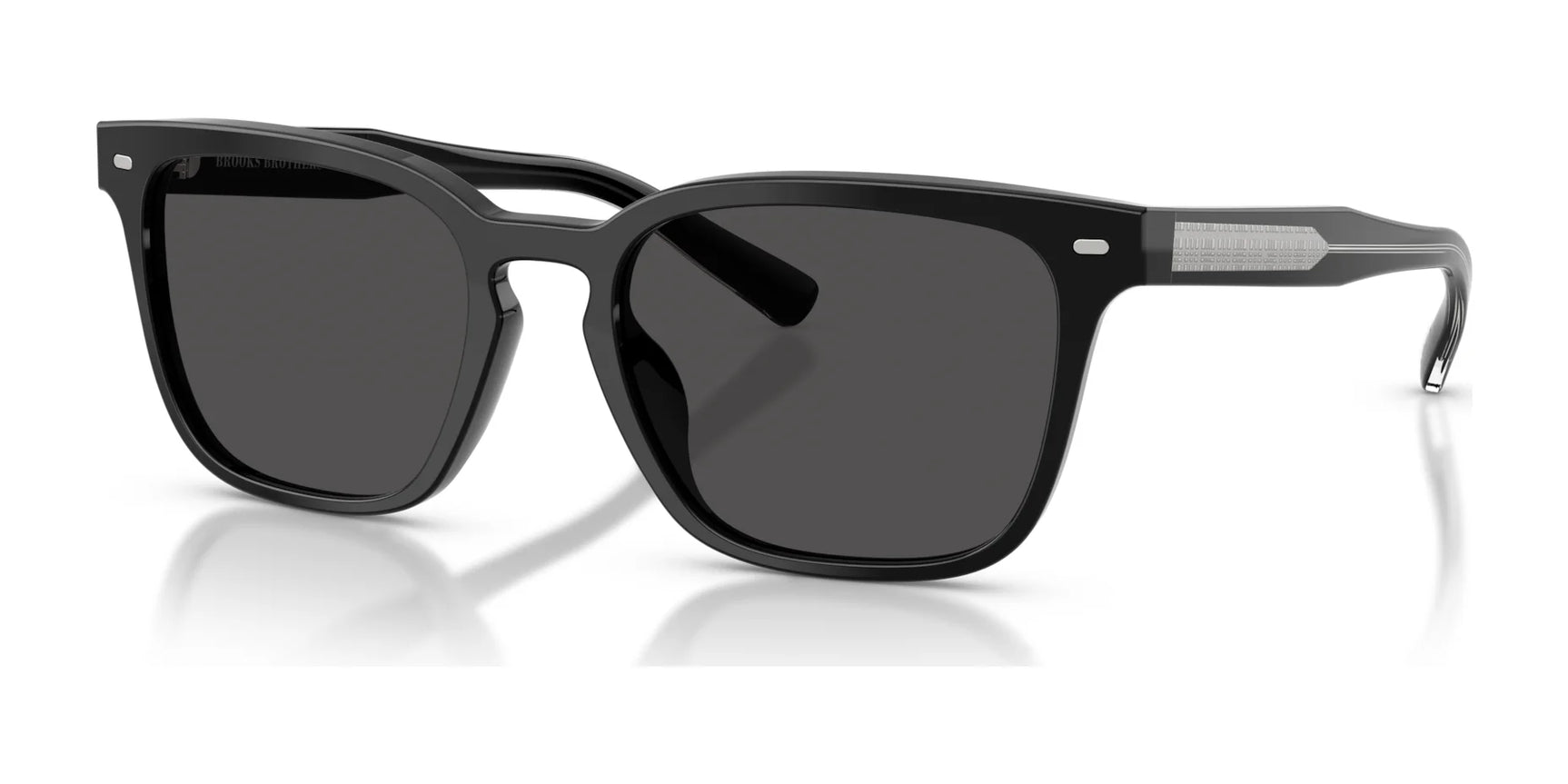 Brooks Brothers BB5057U Sunglasses Black / Dark Grey Solid Brooks Brothers BB5057U Sunglasses Black / Dark Grey Solid