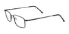 Cargo C5018 Eyeglasses with Clip-on Sunglasses | Size 54 / Matt Black