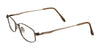 Cargo C5026 Eyeglasses with Clip-on Sunglasses | Size 52 / Satin Medium Brown
