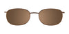 Cargo C5034 Eyeglasses with Clip-on Sunglasses | Size 50 / Matt Black