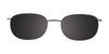 Cargo C5034 Eyeglasses with Clip-on Sunglasses | Size 50 / Matt Black