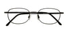 Cargo C5034 Eyeglasses with Clip-on Sunglasses | Size 50 / Matt Black