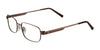 Cargo C5035 Eyeglasses with Clip-on Sunglasses | Size 54 / Matt Bronze