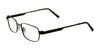 Cargo C5035 Eyeglasses with Clip-on Sunglasses | Size 54 / Matt Black