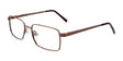 Cargo C5039 Eyeglasses with Clip-on Sunglasses Satin Brown Cargo C5039 Eyeglasses with Clip-on Sunglasses Satin Brown