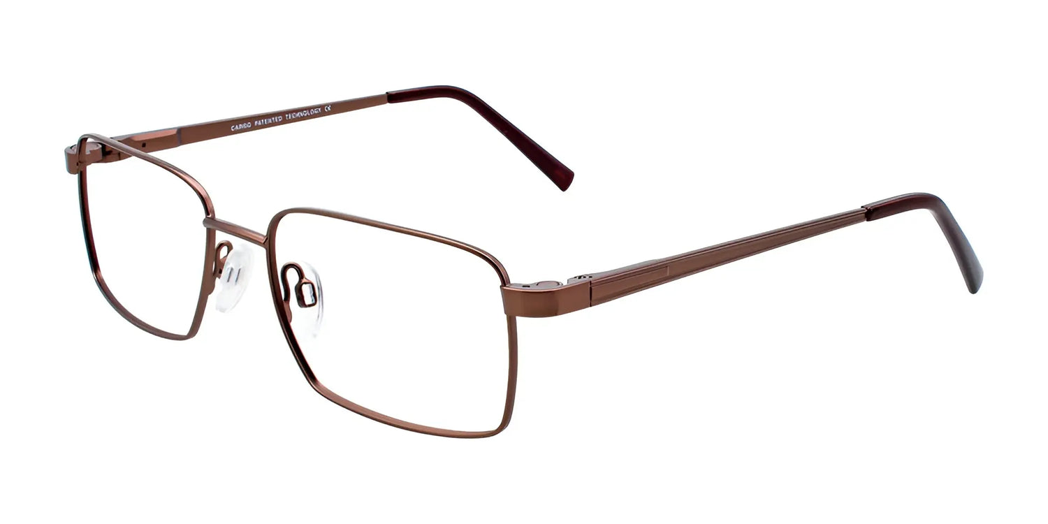 Cargo C5039 Eyeglasses with Clip-on Sunglasses Satin Brown Cargo C5039 Eyeglasses with Clip-on Sunglasses Satin Brown