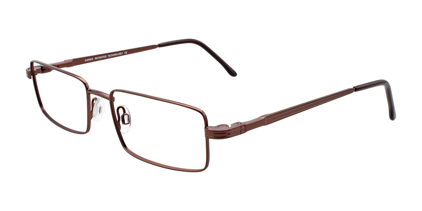 Cargo C5041 Eyeglasses with Clip-on Sunglasses Satin Dark Brown Cargo C5041 Eyeglasses with Clip-on Sunglasses Satin Dark Brown