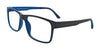 Cargo C5044 Eyeglasses with Clip-on Sunglasses | Size 54 / Black & Blue