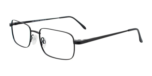 Cargo C5046 Eyeglasses with Clip-on Sunglasses | Size 56 / Satin Black