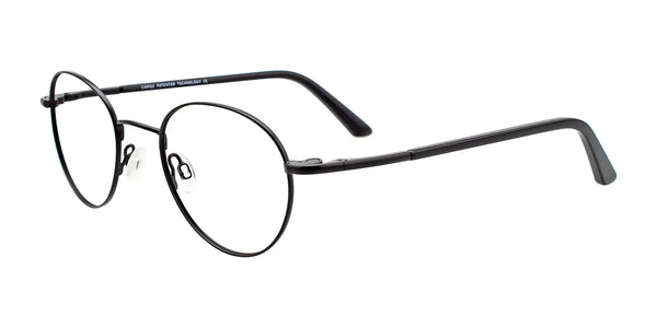 Cargo C5047 Eyeglasses with Clip-on Sunglasses | Size 49 / Satin Black