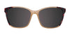 Cargo C5048 Eyeglasses with Clip-on Sunglasses | Size 51 / Brown Crystal & Demi Red