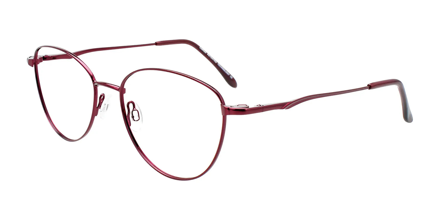 Cargo C5055 Eyeglasses with Clip-on Sunglasses Shiny Pinkish Red Cargo C5055 Eyeglasses with Clip-on Sunglasses Shiny Pinkish Red