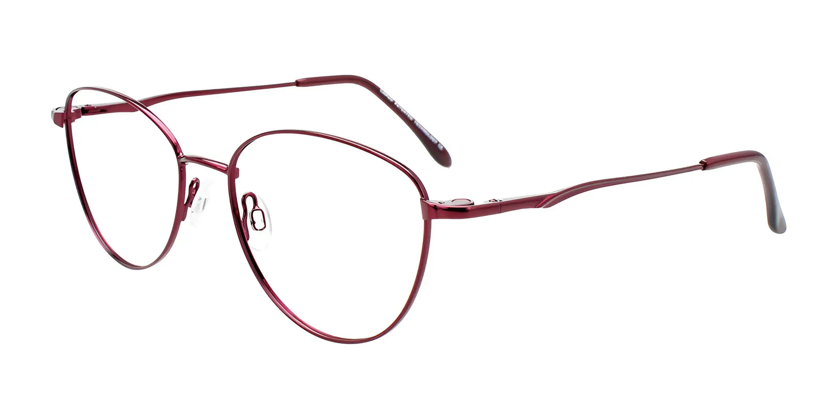 Cargo C5055 Eyeglasses with Clip-on Sunglasses Shiny Pinkish Red Cargo C5055 Eyeglasses with Clip-on Sunglasses Shiny Pinkish Red