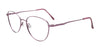 Cargo C5055 Eyeglasses with Clip-on Sunglasses | Size 52 / Satin Light Purple